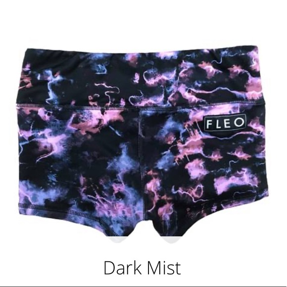 Fleo Pants - double lined black cotton candy fleo size m